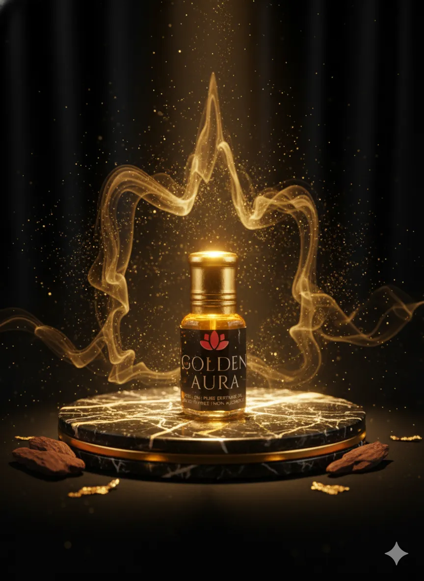 Premium Golden Aura – Luxury Sweet Attar Attar Perfume